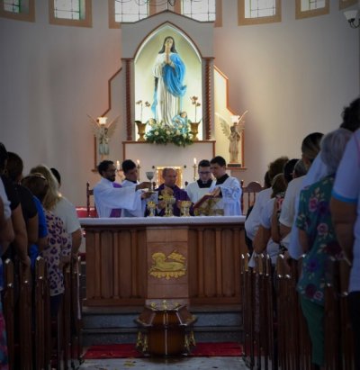 Missa de corpo presente foi realizada na Igreja Matriz de Aquidauana