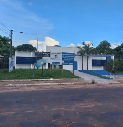 Unidade ESF em reforma na Vila Cidade Nova em Aquidauana