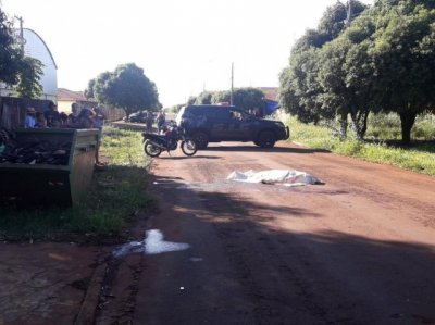 Jeferson Lima ainda conseguiu andar 10 metros - Foto: Rio Brilhante em Tempo Real