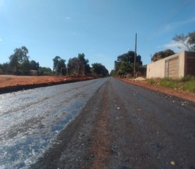 Pavimentao prossegue em bairro de Aquidauana - Foto Diego Cremonezi