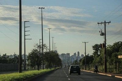 Imagem da regio da Avenida Euler de Azevedo, em Campo Grande | Henrique Arakaki