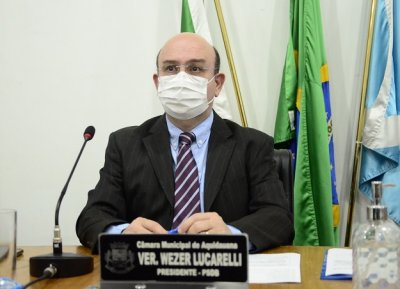 A informao  do vereador Wezer Lucarelli