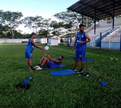 Aquidauanense treinou forte para o 1 jogo da competio - Foto: TV Azulo