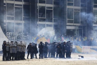 Manifestantes invadem Congresso, STF e Palcio do Planalto. - Marcelo Camargo