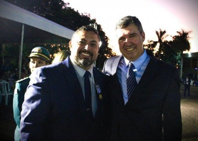 Humberto Torres e o Governador de MS Eduardo Riedel