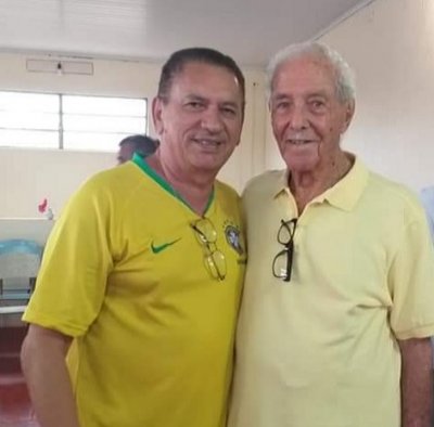 Wilson de Carvalho e o jornalista Antnio Garcia