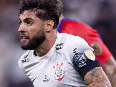 Yuri Alberto comemora gol em campo. (Foto: Rodrigo Coca/Corinthians)