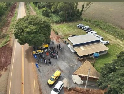 Trecho da rodovia de acesso ao municpio de Bonito (Foto: Paulo Betaville)