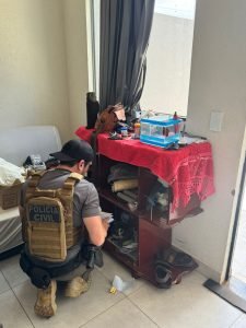 A pris�o foi realizada no s�bado, mas divulgado apenas nesta segunda-feira / Divulga��o/Pol�cia Civil