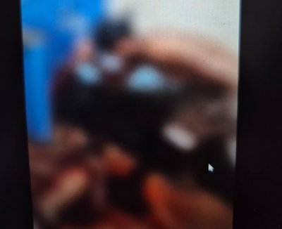 Momento em que a vitima est� sendo atacada