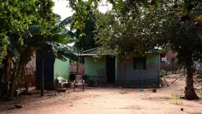 Casa onde o crime aconteceu (Foto: Madu Livramento, Jornal Midiamax)