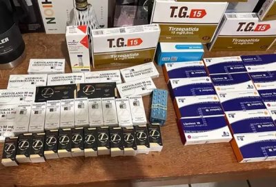 Medicamentos emagrecedores contrabandeados apreendidos em opera��o (Foto: Divulga��o | PF)