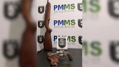 Armas apreendidas - Foto: Divulga��o/ PMMS