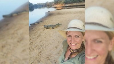 Lydia Theresia M�cklinghoff j� esteve no Pantanal em anos anteriores. (Reprodu��o, Redes Sociais)
