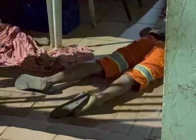 V�tima foi encontrada ca�da na varanda da resid�ncia onde morava (Foto: Rio Verde News)